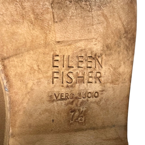 EILEEN FISHER Soul Nubuck Leather Ankle Desert Boots Antelope Brown - Picture 12 of 12